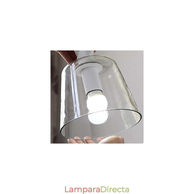 Lámpara de araña de cristal con forma de pájaro y patitos de una sola cabeza. Lámpara de araña con forma de pájaro y platos.