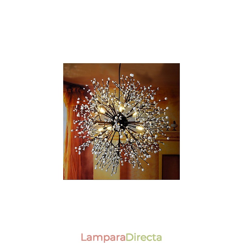 Colgante de estrella de viento industrial, ropa decorativa, fuegos artificiales, luz brillante