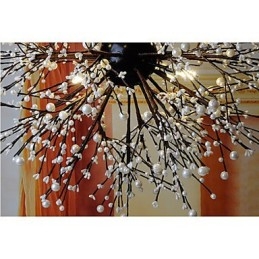 Colgante de estrella de viento industrial, ropa decorativa, fuegos artificiales, luz brillante