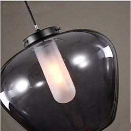Lámparas de cristal modernas y sencillas