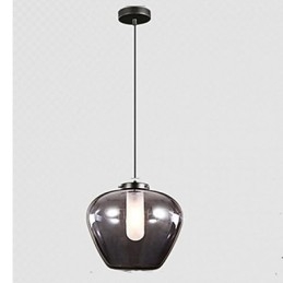 Lámparas de cristal modernas y sencillas
