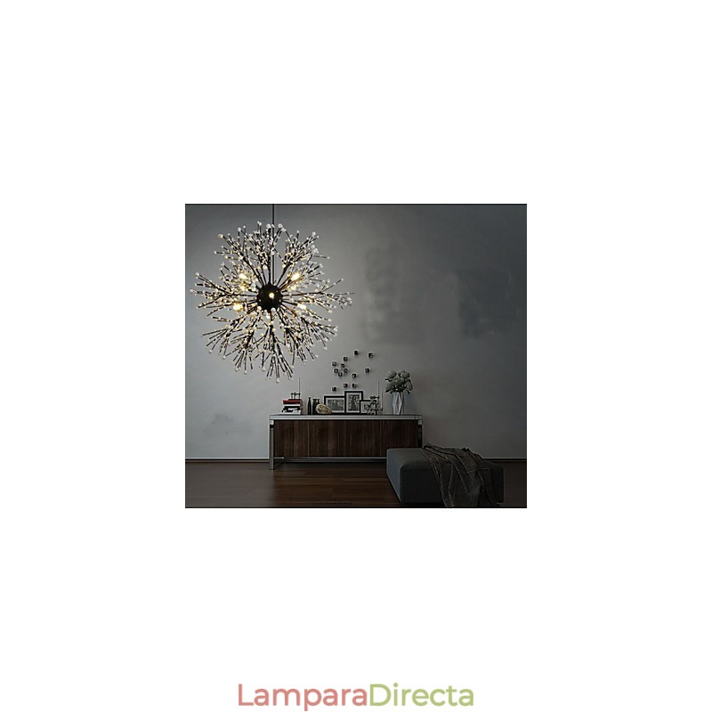 Colgante de estrella de viento industrial, ropa decorativa, fuegos artificiales, luz brillante