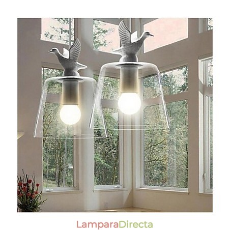 Lámpara de cristal de un solo cabezal creativa retro de estilo americano del Nordic Cafe Lámpara de cristal de un solo cabezal creativa retro de estilo americano del Nordic Cafe