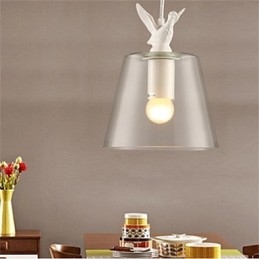 Lámpara de cristal de un solo cabezal creativa retro de estilo americano del Nordic Cafe