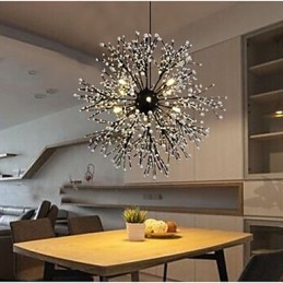 Colgante de estrella de viento industrial, ropa decorativa, fuegos artificiales, luz brillante