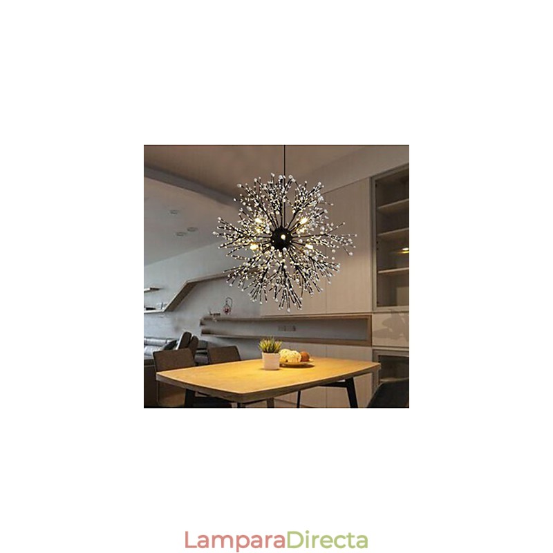 Colgante de estrella de viento industrial, ropa decorativa, fuegos artificiales, luz brillante
