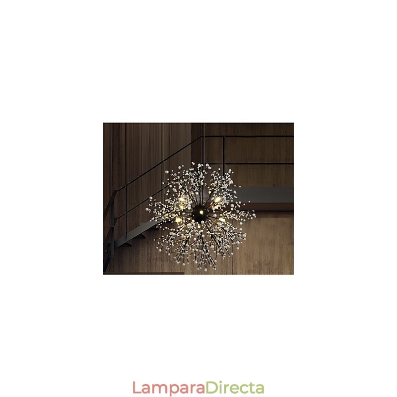 Colgante de estrella de viento industrial, ropa decorativa, fuegos artificiales, luz brillante
