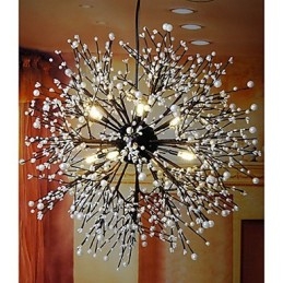 Colgante de estrella de viento industrial, ropa decorativa, fuegos artificiales, luz brillante