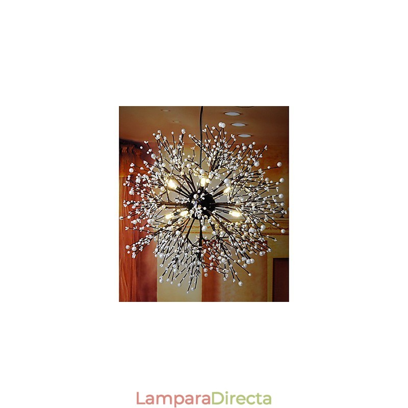 Colgante de estrella de viento industrial, ropa decorativa, fuegos artificiales, luz brillante