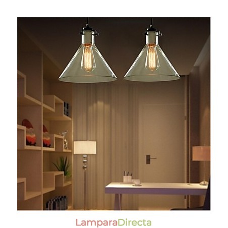 Lámpara de cristal de un solo cabezal creativa retro de estilo americano del Nordic Cafe Lámpara de cristal de un solo cabezal creativa retro de estilo americano del Nordic Cafe