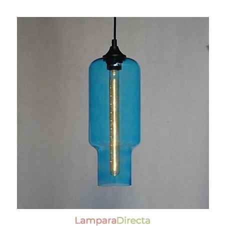 Lámpara colgante moderna de cristal con diseño de burbujas marrones Lámpara colgante moderna de cristal con diseño de burbujas marrones