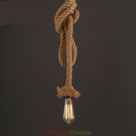 Lámpara de cuerda de cáñamo creativa DIY, 100 cm de largo, incluye 1 bombilla. Lámpara de cuerda de cáñamo creativa DIY, 100 cm de largo, incluye 1 bombilla.