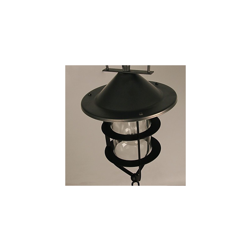 Lámpara colgante de metal con pintura estilo mini retro