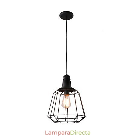 Lámpara colgante de metal con pintura estilo rústico estilo campestre retro en miniatura para garaje Lámpara colgante de metal con pintura estilo rústico estilo campestre retro en miniatura para garaje