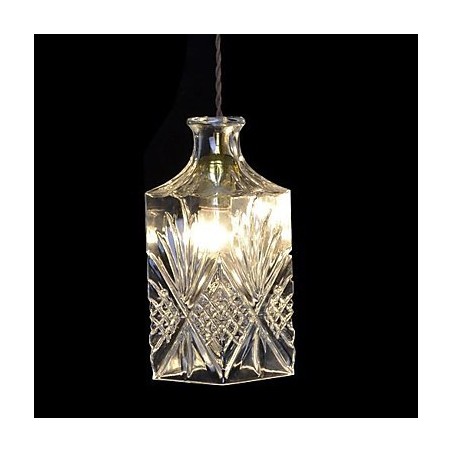 Lámpara colgante de metal y cristal moderna y contemporánea Lámpara colgante de metal y cristal moderna y contemporánea