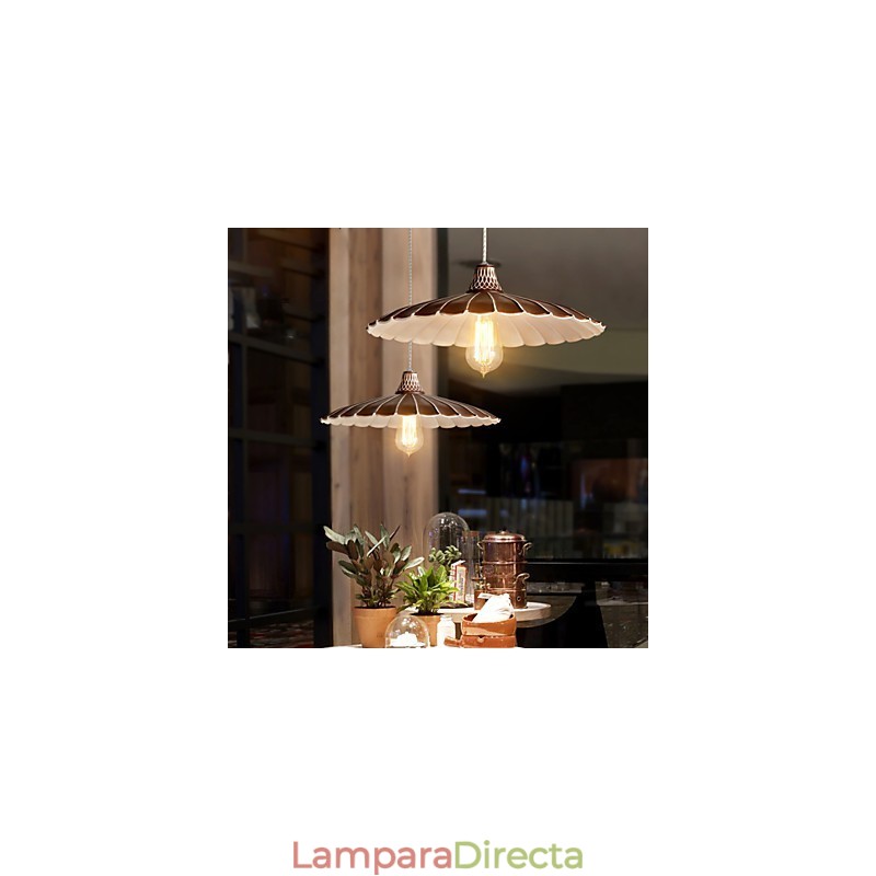 Lámparas colgantes estilo mini retro de metal