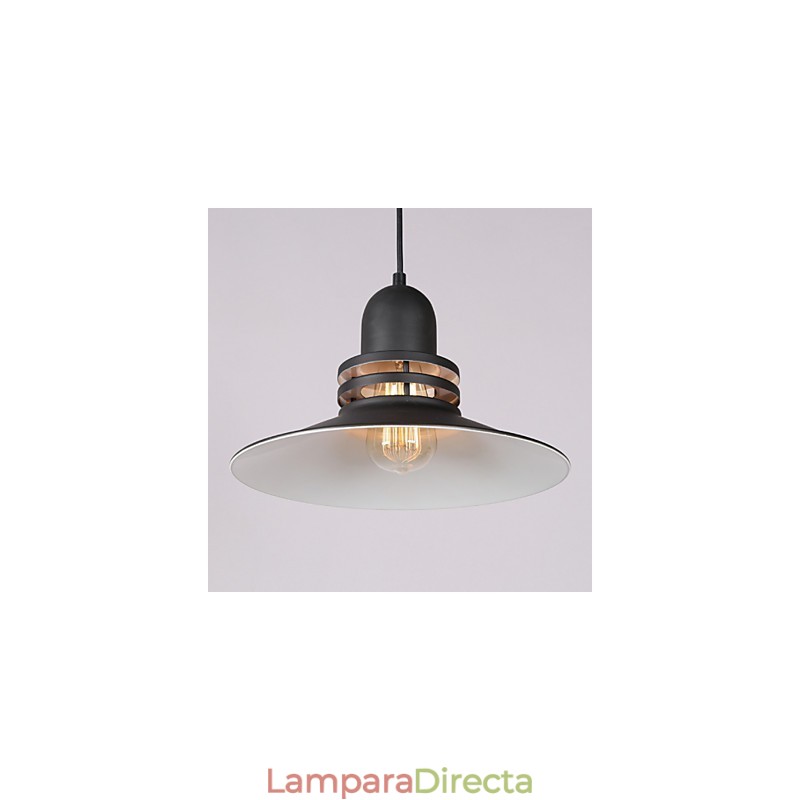 Lámpara colgante industrial americana de estilo loft para decoración del hogar.