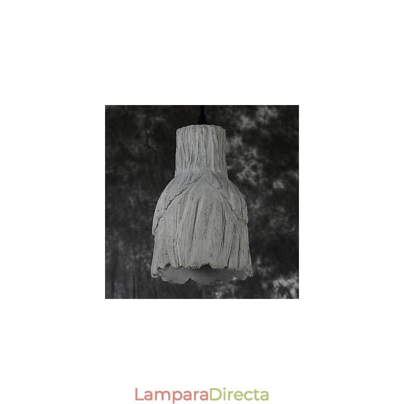 Lámpara colgante de cerámica industrial vintage Edison, luminaria colgante para decoración del hogar.