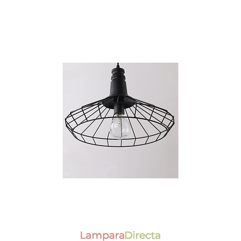 Lámpara colgante de metal con pintura estilo rústico estilo campestre retro en miniatura para garaje