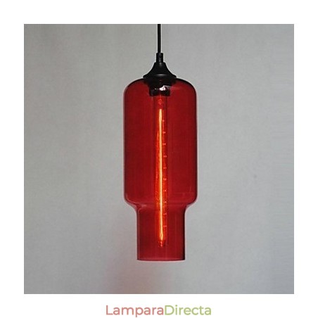 Lámpara colgante moderna de cristal con diseño de burbujas marrones Lámpara colgante moderna de cristal con diseño de burbujas marrones