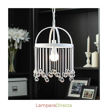 Lámpara colgante de metal con pintura de cristal, estilo mini, moderna, contemporánea, tradicional y clásica Lámpara colgante de metal con pintura de cristal, estilo mini, moderna, contemporánea, tradicional y clásica