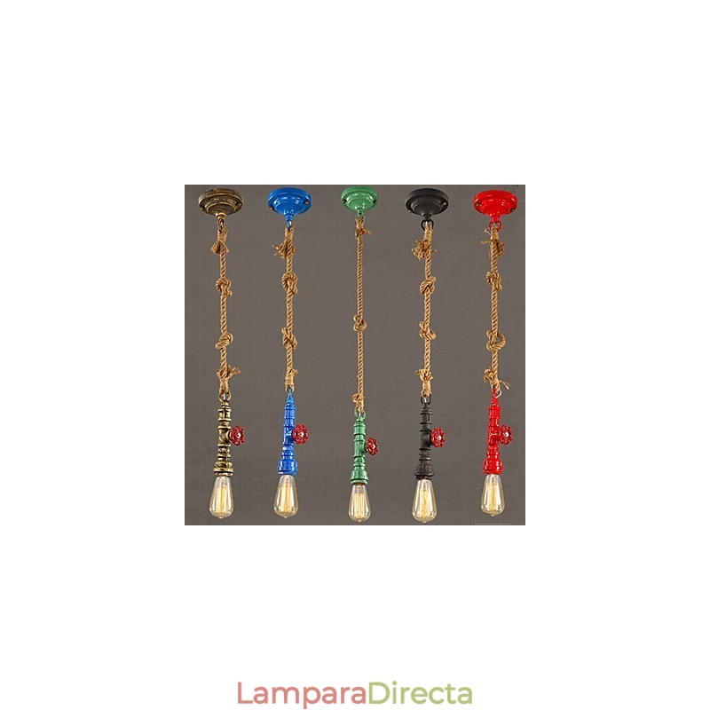 Lámpara retro americana industrial de viento
