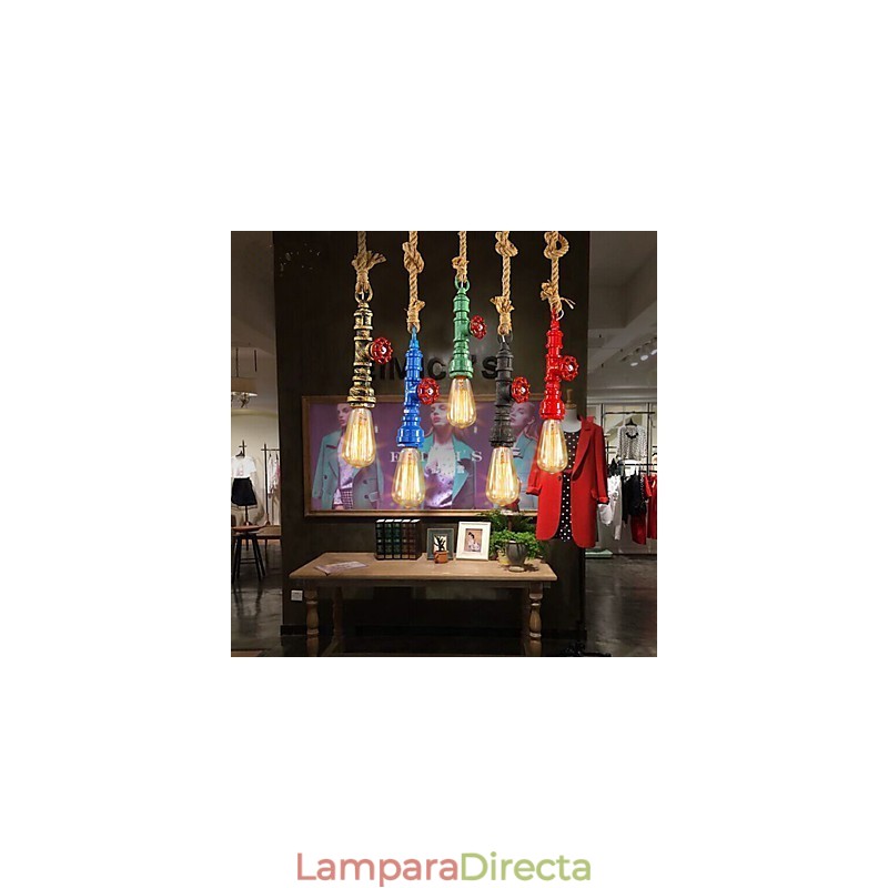 Lámpara retro americana industrial de viento