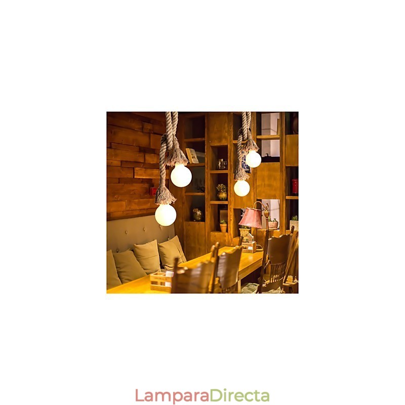 Lámparas colgantes estilo mini, estilo retro, para garaje, de tela
