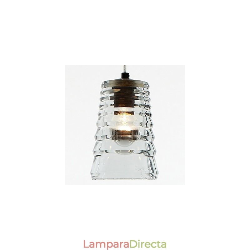 Lámpara colgante de cristal contemporánea moderna
