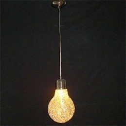 Lámpara de araña de alambre de aluminio con iluminación estilo country americano