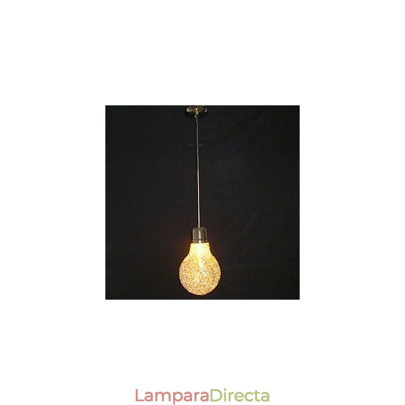 Lámpara de araña de alambre de aluminio con iluminación estilo country americano