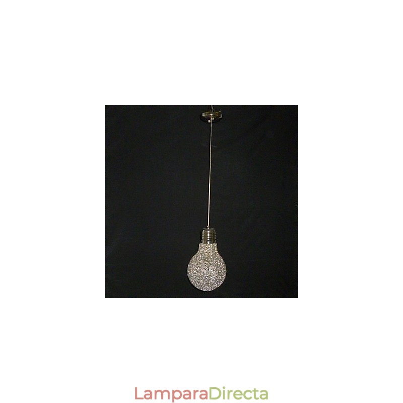 Lámpara de araña de alambre de aluminio con iluminación estilo country americano