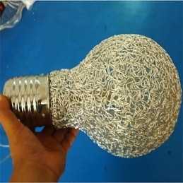 Lámpara de araña de alambre de aluminio con iluminación estilo country americano