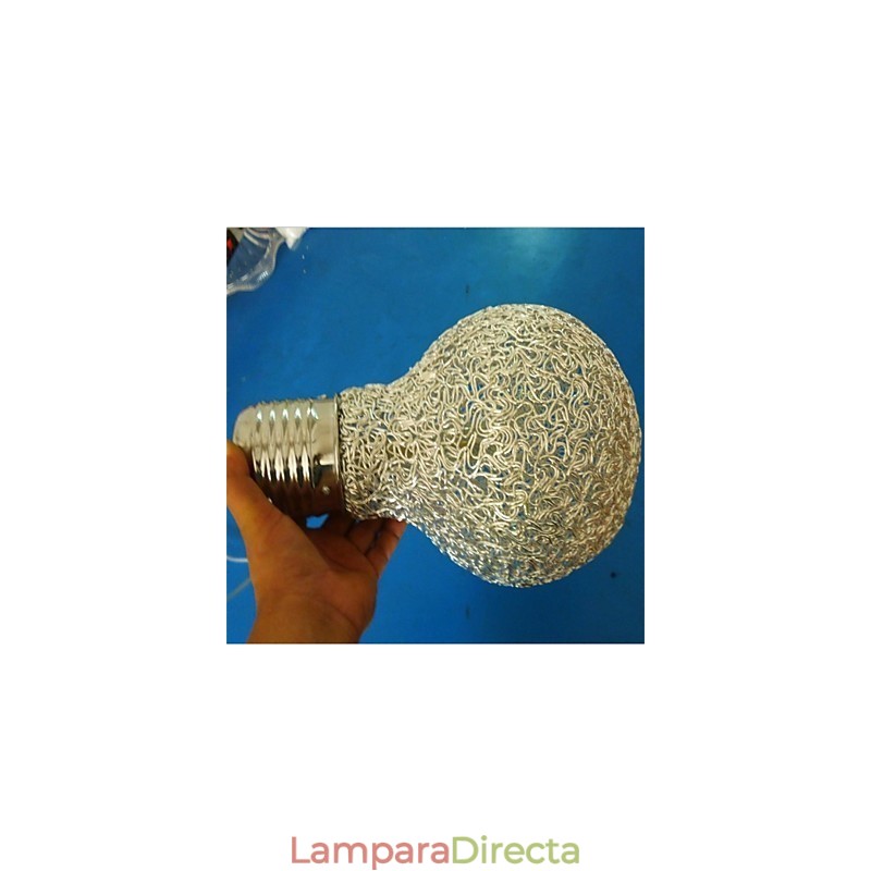Lámpara de araña de alambre de aluminio con iluminación estilo country americano
