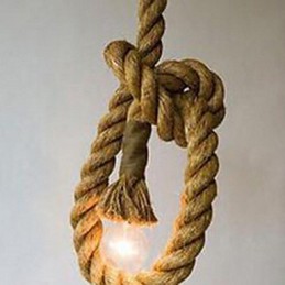 Lámpara colgante de 1 luz estilo campestre americano, estilo retro, originalidad, metal.