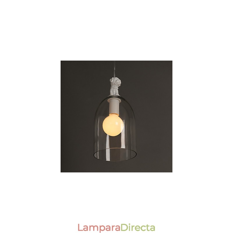 Lámpara colgante de vidrio moderna Lámparas colgantes simples Lámpara colgante de cafetería