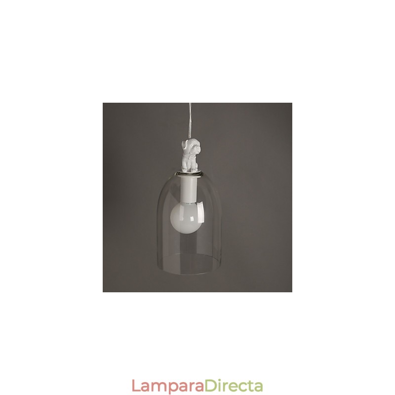 Lámpara colgante de vidrio moderna Lámparas colgantes simples Lámpara colgante de cafetería