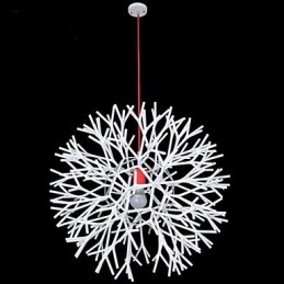 Lámpara de araña empotrada moderna, contemporánea, tradicional, clásica, con forma de globo y farol para dormitorio