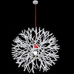Lámpara de araña empotrada moderna, contemporánea, tradicional, clásica, con forma de globo y farol para dormitorio
