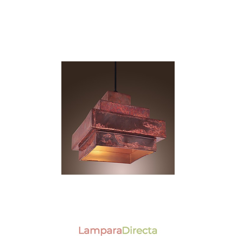 Lámpara colgante con pintura tradicional clásica en estilo mini