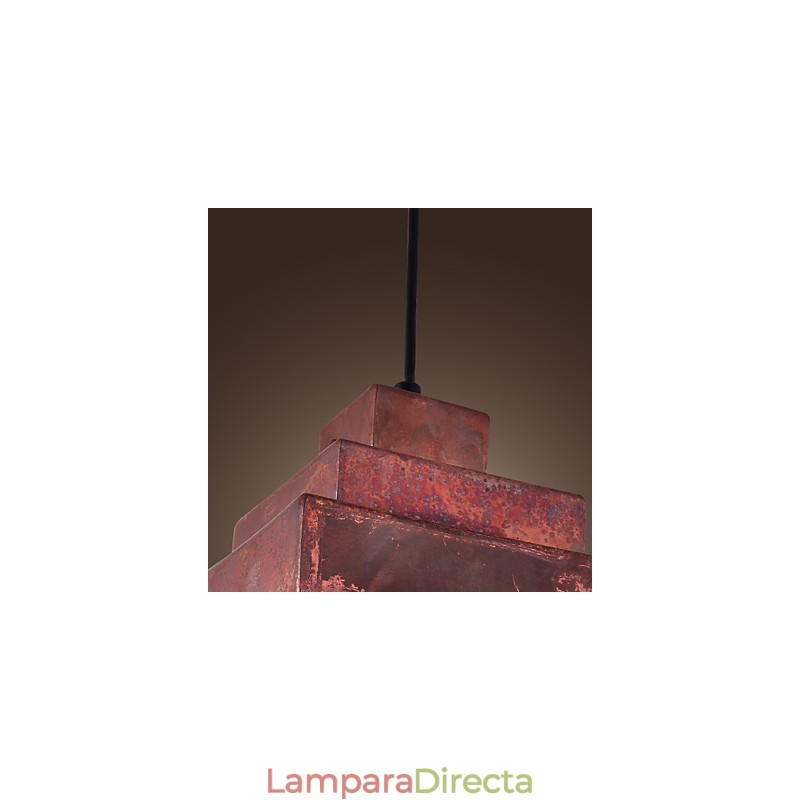 Lámpara colgante con pintura tradicional clásica en estilo mini