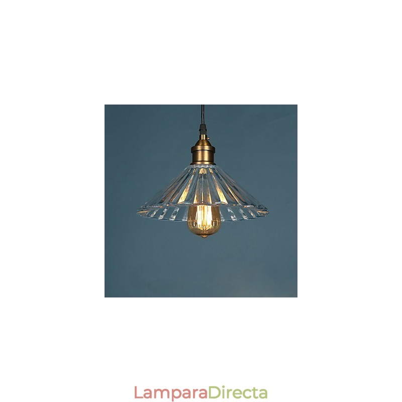 Lámpara colgante de vidrio moderna Lámparas colgantes simples Lámpara colgante de cafetería
