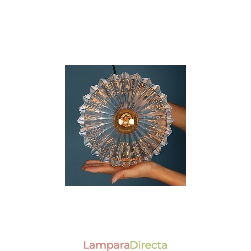 Lámpara colgante de vidrio moderna Lámparas colgantes simples Lámpara colgante de cafetería