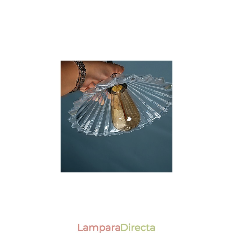 Lámpara colgante de vidrio moderna Lámparas colgantes simples Lámpara colgante de cafetería