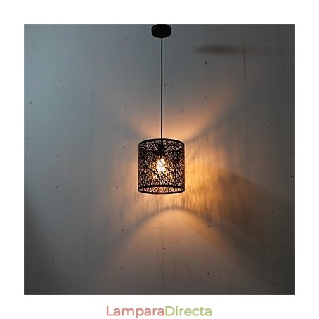 Lámpara de araña de hierro de una sola cabeza estilo retro estilo country americano