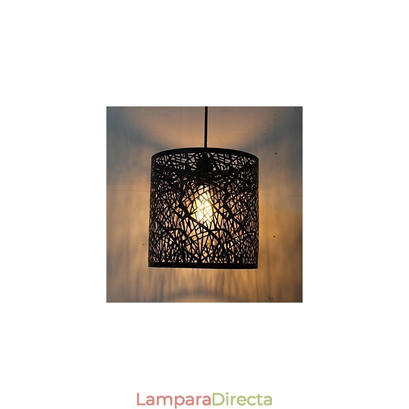 Lámpara de araña de hierro de una sola cabeza estilo retro estilo country americano