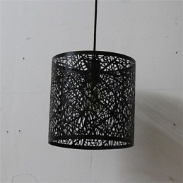 Lámpara de araña de hierro de una sola cabeza estilo retro estilo country americano