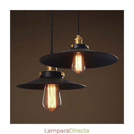 Lámpara colgante clásica retro de estilo europeo, lámpara colgante de metal con diámetro de bombilla Lámpara colgante clásica retro de estilo europeo, lámpara colgante de metal con diámetro de bombilla
