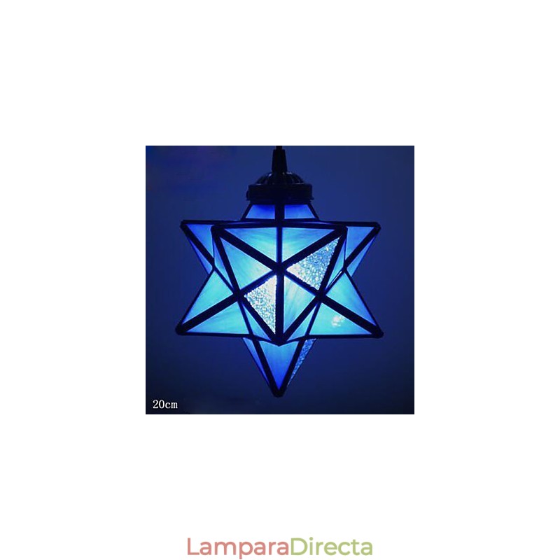 Lámpara colgante moderna con estrellas y diseño creativo de individualidad artística