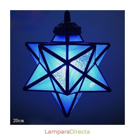 Lámpara colgante moderna con estrellas y diseño creativo de individualidad artística Lámpara colgante moderna con estrellas y diseño creativo de individualidad artística